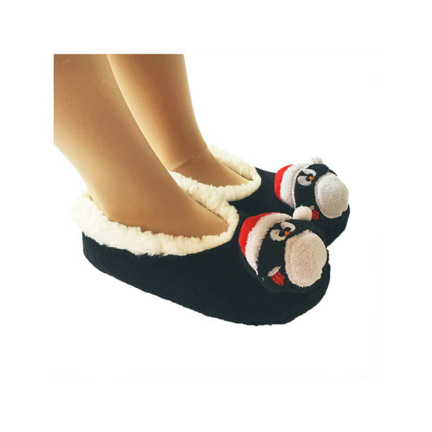 Women Slippers Lovely Printed Floor Shoes Furry Thickened Home Mules Comfort